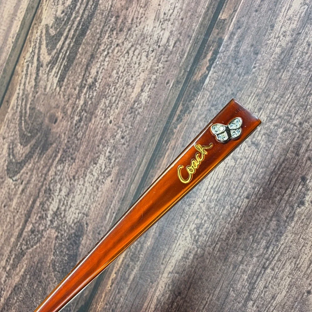 Coach Pilar 2037 Tangerine Replacement Sunglasses Arms Temple Pieces Crystal